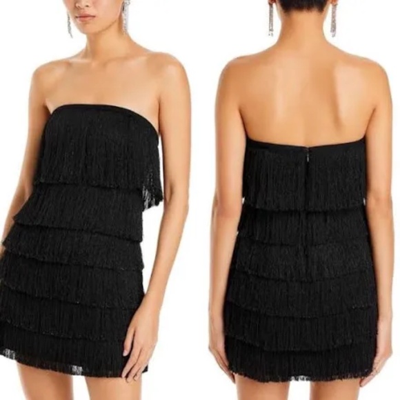 Milly Nuoir Metallic Fringe Minidress - NWT - Picture 2 of 9